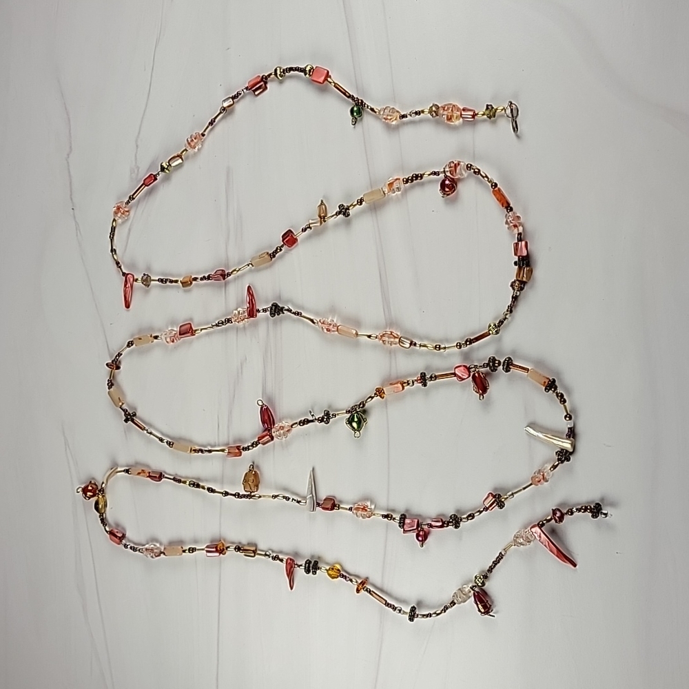 Hand beaded necklace